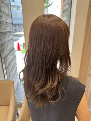 セミロング 🎀艶髪カラー🎀 Aiのヘアスタイル