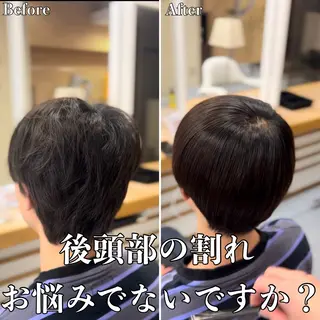 セミロング パーマ メンズ 🔮メンズ縮毛矯正 毛流れパーマ💎竹永のヘアスタイル