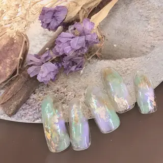 ネイル ⭐︎休業中の練習⭐︎ JNA認定講師髙橋のネイルデザイン