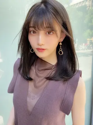 ミディアム カラー ショート/ボブ 岡田洸太のヘアスタイル