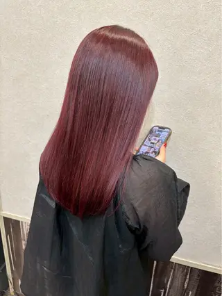 セミロング カラー 島田 つかさのヘアスタイル