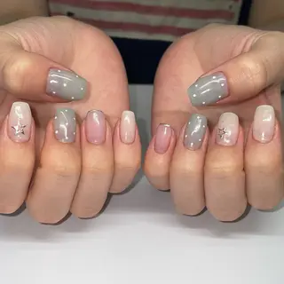 ネイル GO TODAY 吉祥寺Glint所属・うの 韓国ﾈｲﾙ໒꒱⋆⭒˚のネイルデザイン
