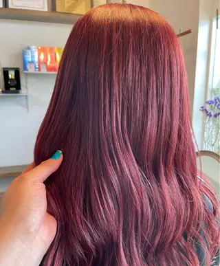 ロング カラー 川上 梨乃のヘアスタイル