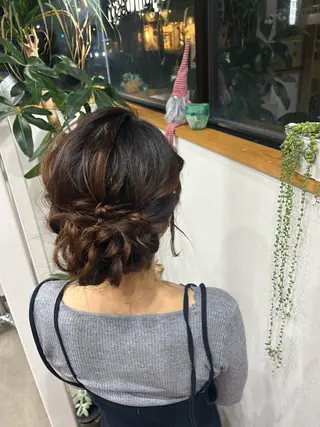 ロング ブリーチなしベージュ /ヘアセット/ミユのヘアスタイル