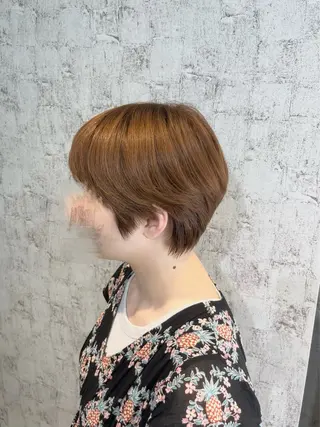 ショート カラー 髪質改善韓国レイヤー /カラー/miyuのヘアスタイル