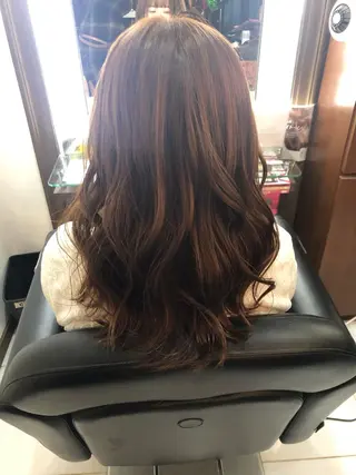 ロング カラー 🍀アレンジ簡単ヘア ☘️石田万里奈🍀のヘアスタイル