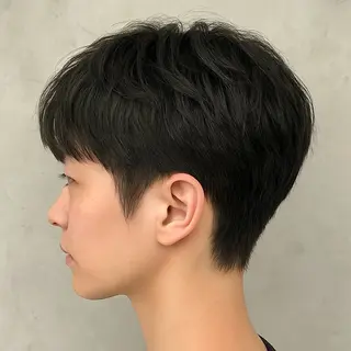 パーマ メンズ ユージ ✂︎ パーマ＆ハイトーンのヘアスタイル