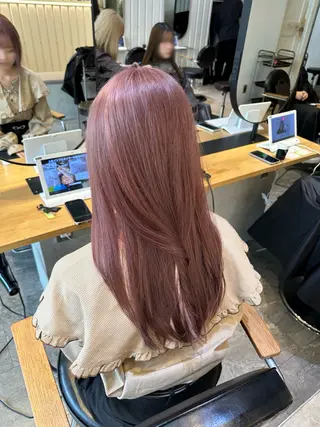 ロング カラー 髪質改善＆トリートメント over hair所沢店所属・韓国風/レイヤー/ 𝑵𝒂𝒏𝒂🩶のヘアスタイル