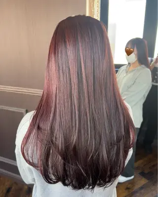 セミロング カラー ヘアアレンジ Rina🌿 Re:chaLuのヘアスタイル