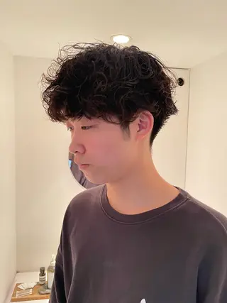 メンズ ボブ/レイヤー /河内温太のヘアスタイル