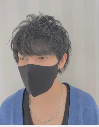 メンズ センターパート 川島爽楽のヘアスタイル