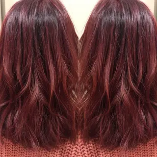 ミディアム box mico. mutsumiのヘアスタイル
