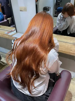 ロング カラー ヘアアレンジ saya 🧸 カット/縮毛矯正のヘアスタイル