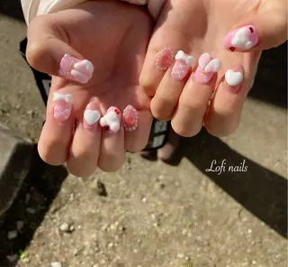ミディアム ネイル Lofi nails ゆきこのネイルデザイン
