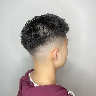 パーマ メンズ Le'a所属・渋谷/フェード/ 國分 翔のヘアスタイル