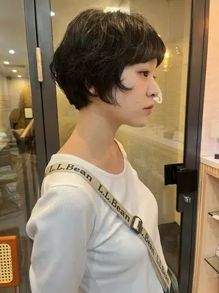 パーマ レイヤー/暖色/ 髪質改善/永礼芳果のヘアスタイル