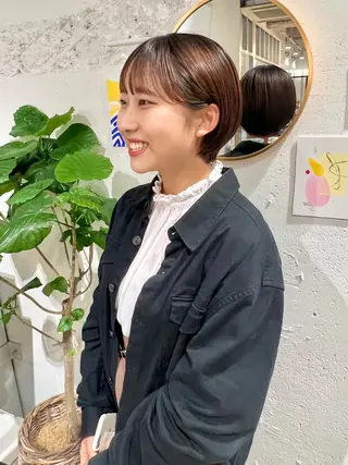 ショート 石井 菜々のヘアスタイル