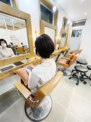 ショート カラー newline銀座所属・👑銀座ショート/ 絶壁補正/金子涼👑のヘアスタイル