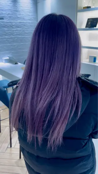 ロング カラー ヘアアレンジ 銀座/髪質改善/ブリ ーチNo.1油谷樹️のヘアスタイル