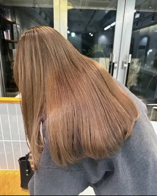 ロング カラー 🩷銀座/縮毛矯正 特化サロン🪞みことのヘアスタイル