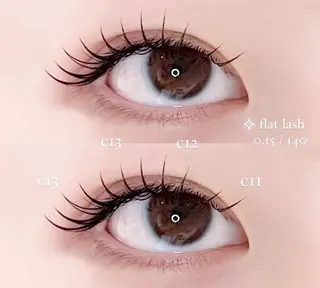 マツエク・マツパ 似合わせパーマ⟡束感 まつ毛⟡mia 🎀のマツエク・マツパデザイン