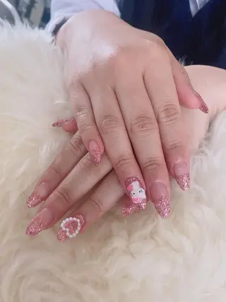 ロング 💜MIYA nail川崎店のネイルデザイン