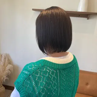 ショート カラー ヘアアレンジ AffECTION大曽根所属・柳実帆/おさまるボブ /ジャニオタ美容師のヘアスタイル