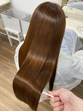 ロング カラー GLOSS 心斎橋 山上のヘアスタイル