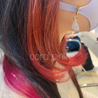 セミロング カラー sea's所属・ヒラカホ/矢場町/ ブリーチ/似合わせのヘアスタイル