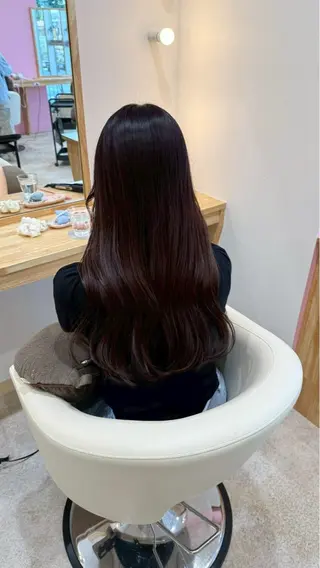 ロング ブリーチなし艶カラー /いくののヘアスタイル