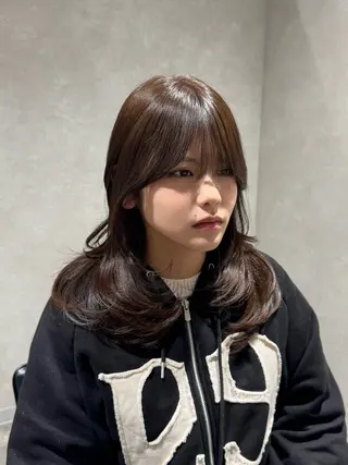 セミロング 韓国特化🇰🇷千葉 /レイヤーカット竜生のヘアスタイル