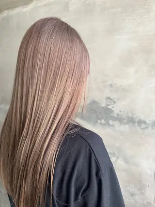 ロング カラー エクステ/ハイトーン /レイヤーカットのヘアスタイル