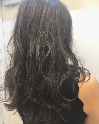 ロング カラーと髪質改善 のミライのヘアスタイル