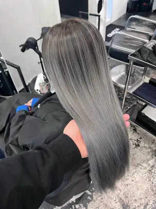 ロング カラー パーマ ヘアアレンジ メンズ キッズ nico TOKYO 渋谷所属・ブリーチ　ハイトーン 特化🌈フジタハルキのヘアスタイル