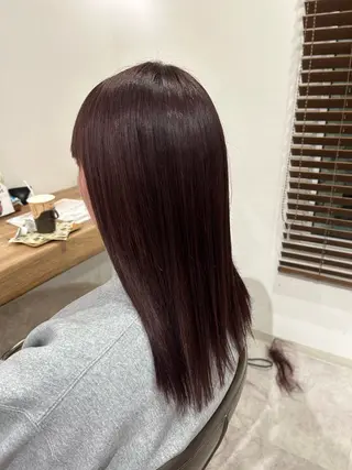 セミロング カラー riddle hair(駒生)所属・山越 美裕樹のヘアスタイル