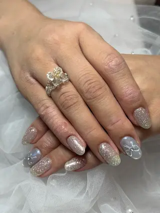 ネイル 三本 綾奈のネイルデザイン