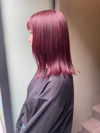 セミロング HARUKA /透明感カラーのヘアスタイル