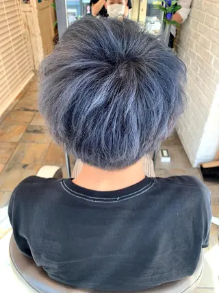 ショート カラー メンズ 再現性×メンズヘア/ 表参道/MOMONEのヘアスタイル