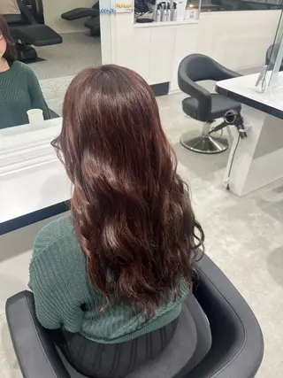 ロング カラー みう/仙台/暖色/ 艶髪/顔周りカット/のヘアスタイル