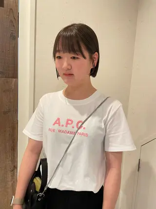 ショート カラー 渋谷 留菜のヘアスタイル