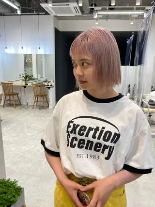 ショート カラー メンズ専門/ パーマ特化こーし💈のヘアスタイル