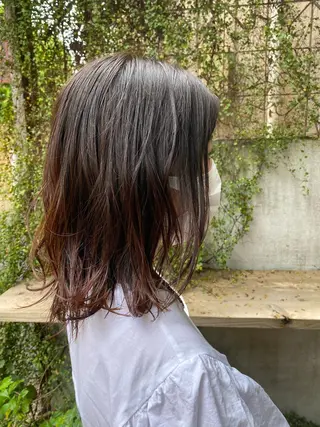 ミディアム カラー 小顔ショート✁ ⁂Yukari⁂のヘアスタイル