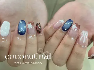 ネイル 神田 ココナッツのネイルデザイン