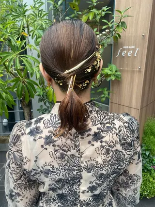 ショート ヘアアレンジ レイヤーカット /透明感/千葉怜寿のヘアスタイル