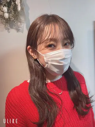 ミディアム パーマ 木原良 (キハラ リョウ)のヘアスタイル