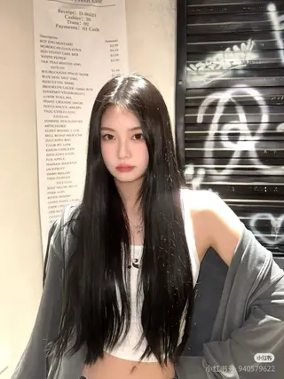 ロング カラー ヘアアレンジ 大人っぽ中韓レディ ヘア🤍MAOのヘアスタイル