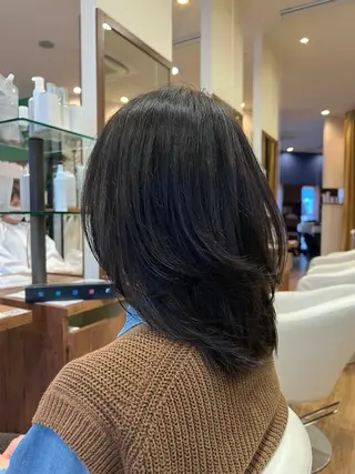 ミディアム カラー 一戸 大和のヘアスタイル