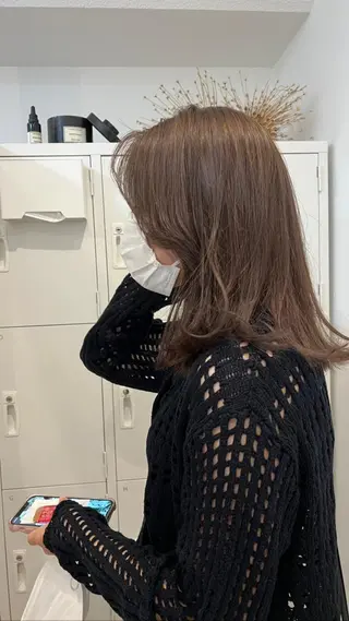 ミディアム カラー kakeru/ボブ パーマ/レイヤーのヘアスタイル