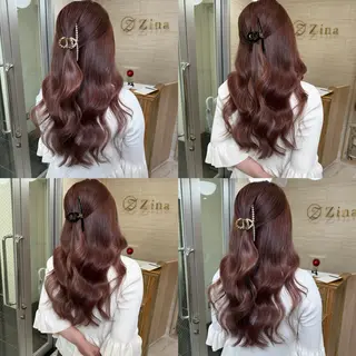 ロング Zina 熊本店 ワンホン/Juranのヘアスタイル