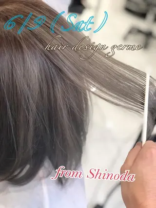 カラー 🦖店長🦖pino #しのだスペシャルのヘアスタイル